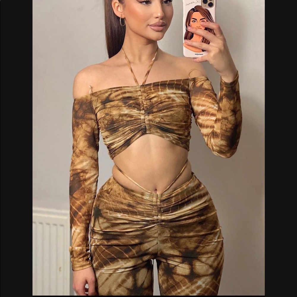Fashion nova pants set 🤎